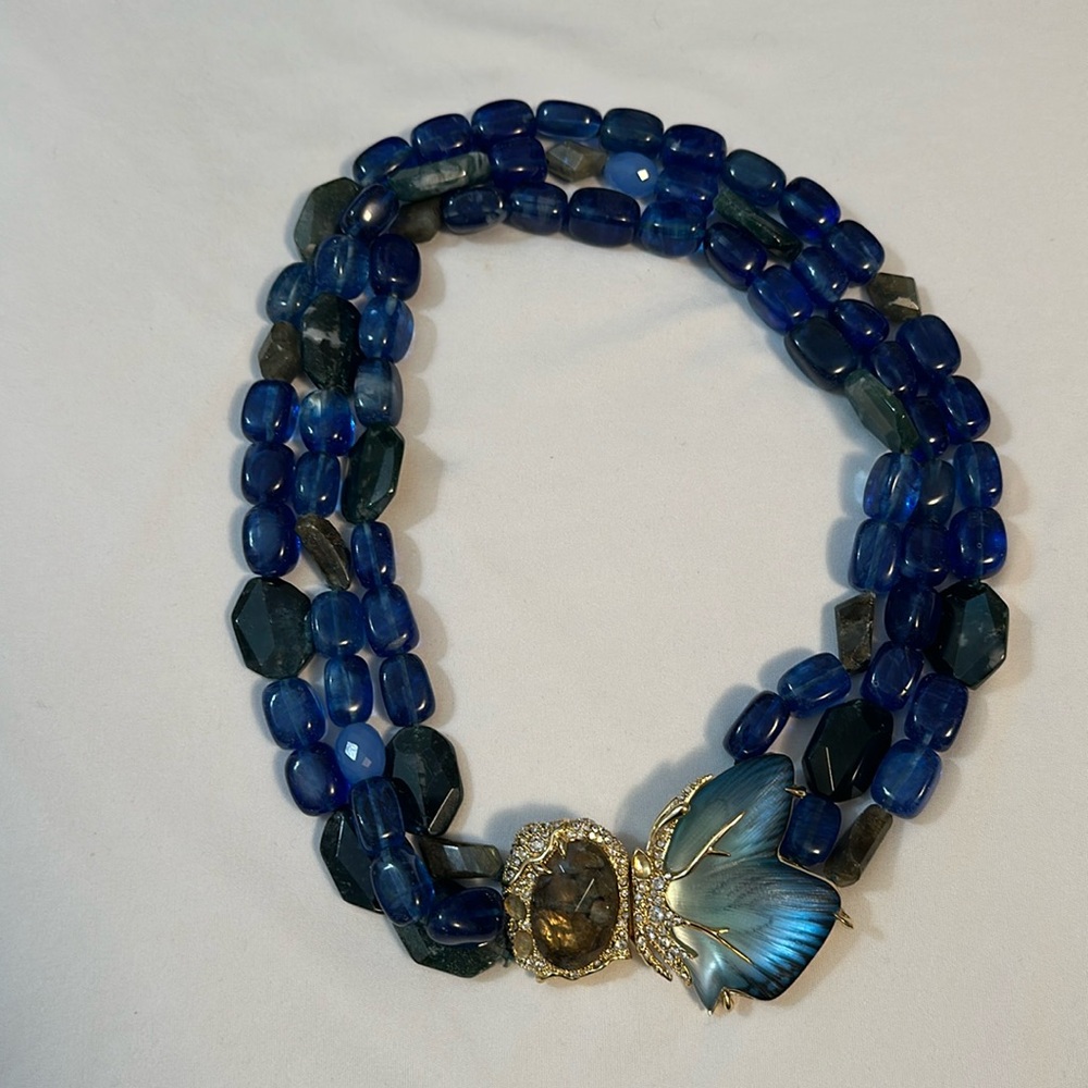 Alexis Bittar Blue and Turquoise Necklace